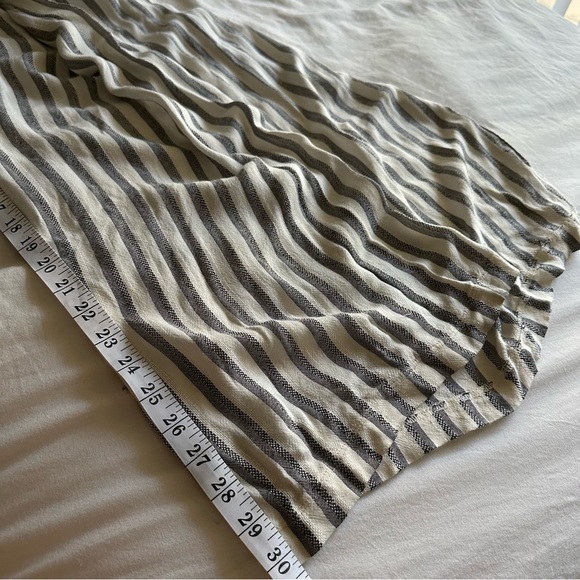 Becca Getaway Cover-Up Pants Split Wide Leg Stripe Tie-Waist Size S/M - Picture 11 of 13